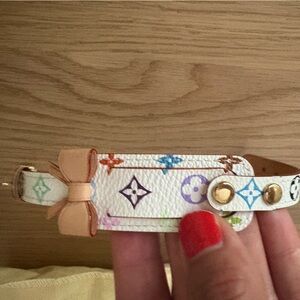 Louis Vuitton Murakami Luggage Tag Bracelet